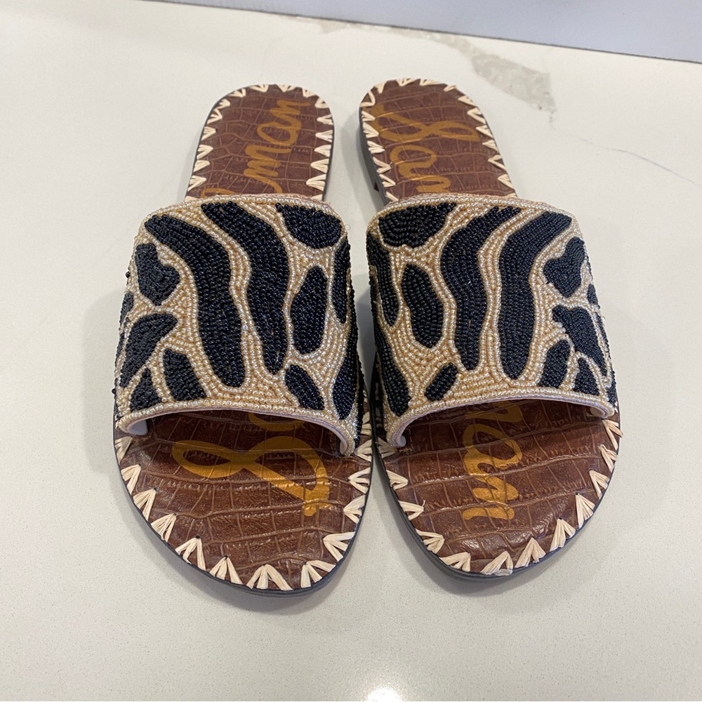 Sam Edelman Gunner Beaded Slide Sandals